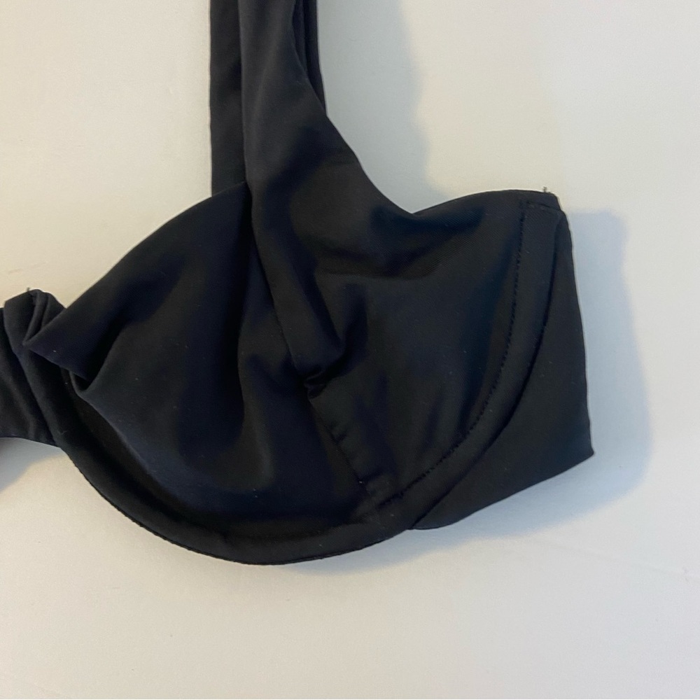 NWOT L*Space Black Tori Amal Underwire Bikini Top - Picture 9 of 9